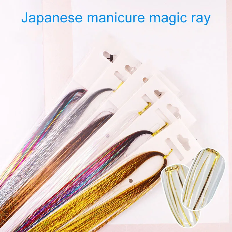 Голографическая полоска для ногтей 3D дизайн своими руками Гель лак