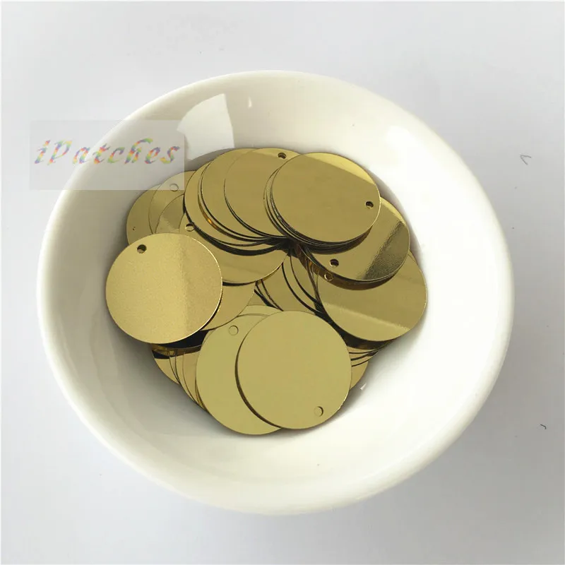 Круглая пайетка из ПВХ 90 шт./лот 2 см | Дом и сад