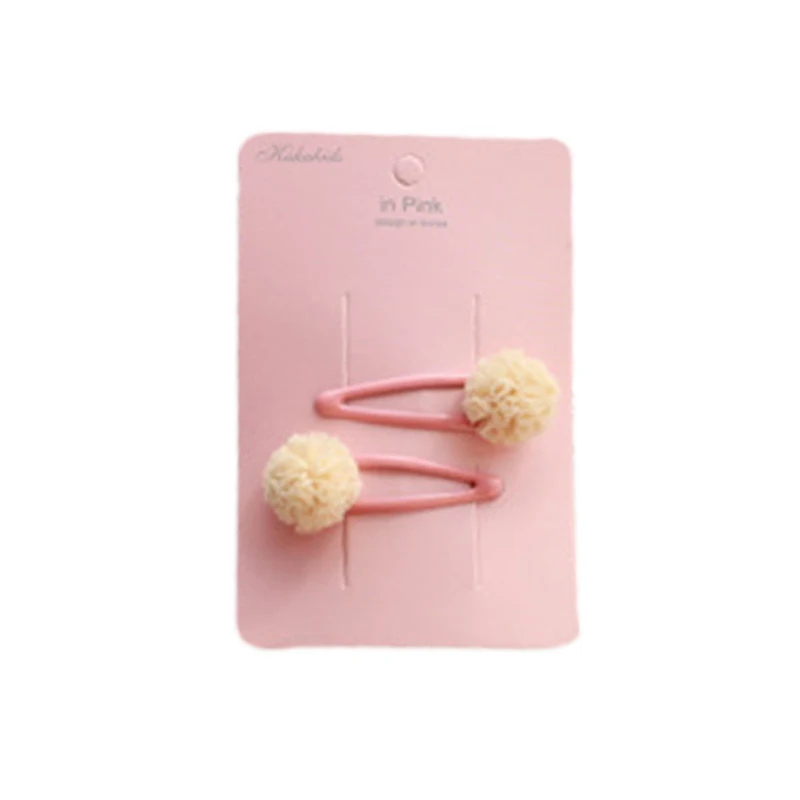 Заколки для девочек с маленькими милыми мягкими мини-шариками заколки волос