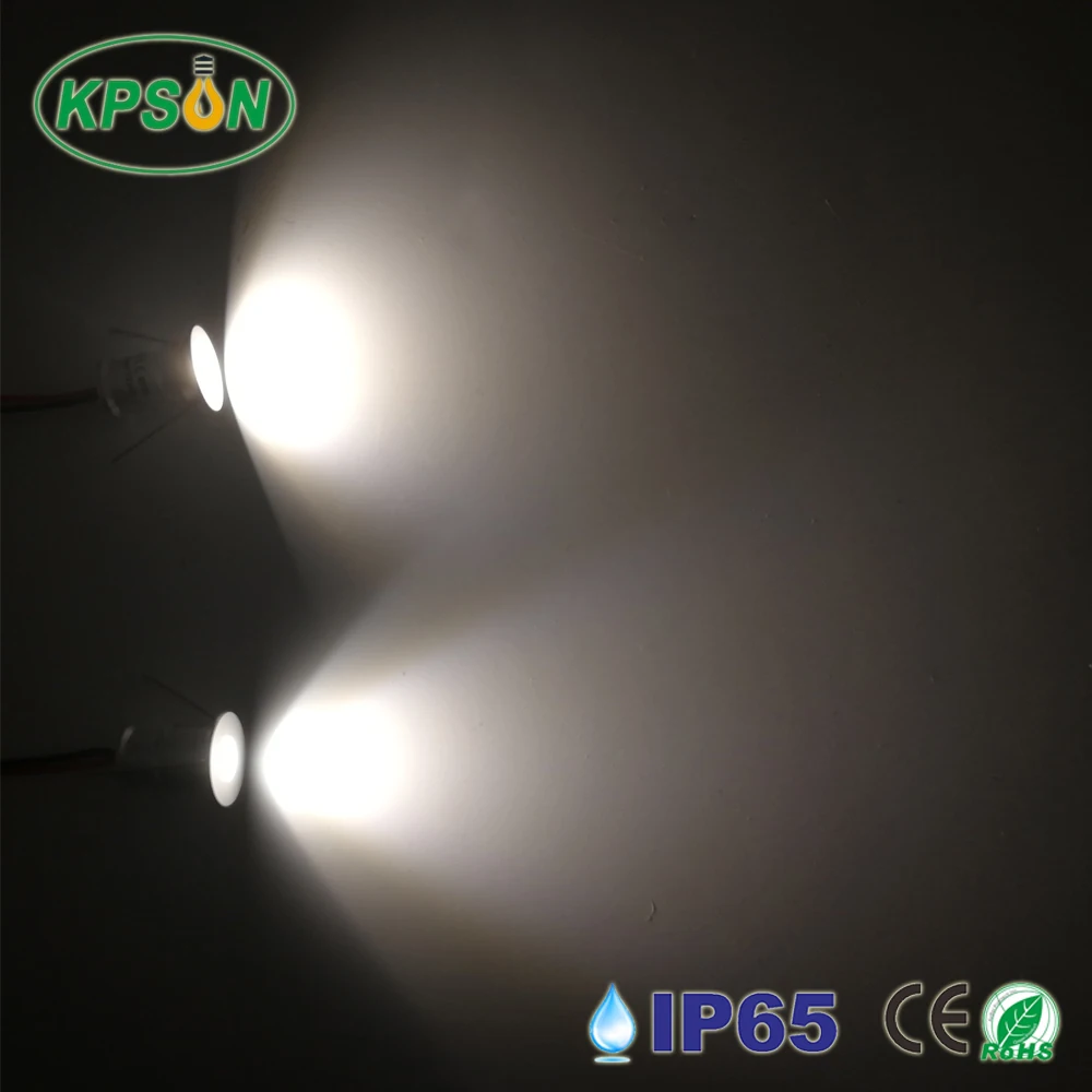 12V Led точечный светильник шкаф мини Точечный светильник IP65 Водонепроницаемый Утопленный вниз светильник шкаф витрина Дисплей светильник 1W с Драйвером