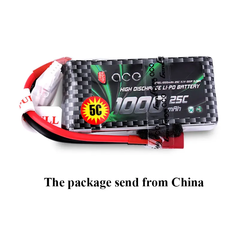 Gens ace Lipo аккумулятор 11,1 V 1000mAh Lipo 3S аккумулятор 25C T штепсельные батареи для маленьких самолетов вертолет RC плоскость FPV Дрон