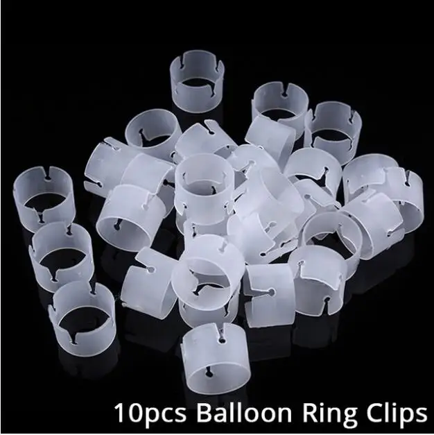 10pcs clips Свадебные шары украшения воздушный шар стенд держатель колонки палка балон Hawaii тропический вечерние балоны день рождения декоративный для Бэйби шауэра - Цвет: 10pcs clips