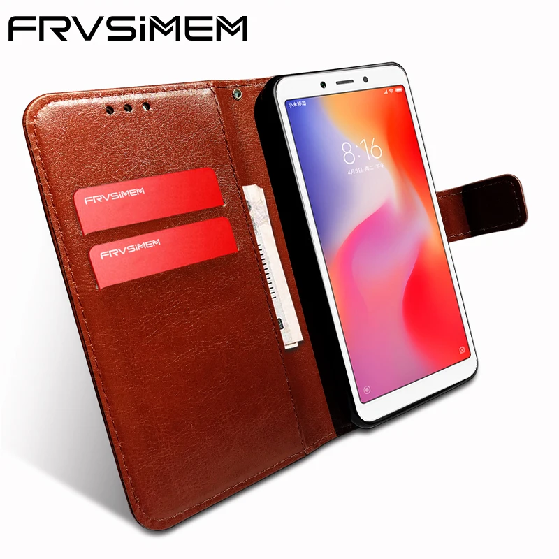 Frvsimem для XiaoMi RedMi 6 6A 5 45 дюймов 2 ГБ 3 Гб 16 флип кейс чехол кошелек Подставка кожа +