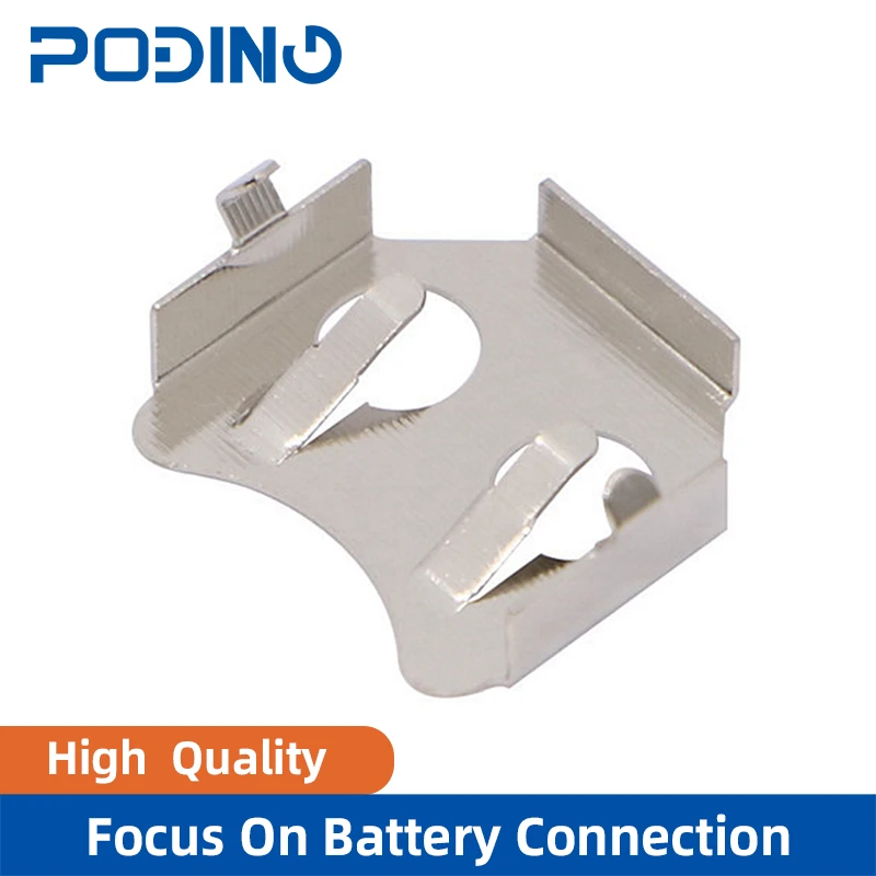 10pcs/lot THM 12MM Coin Cell Battery Holder for CR1216 CR1220 CR1225 Precision Stamping Clip Retainer CCR-1201 |