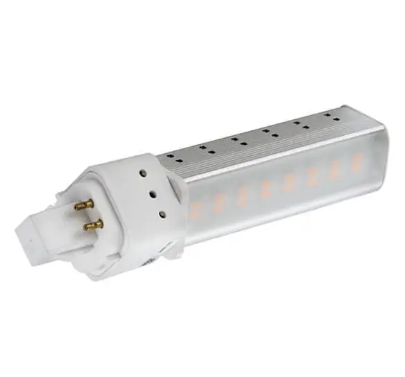 10pcs/lot 10W LED plug tube G24 2pin/4pin PL light 1000 lumen SMD5630 E27 lamp AC85-265V | Освещение