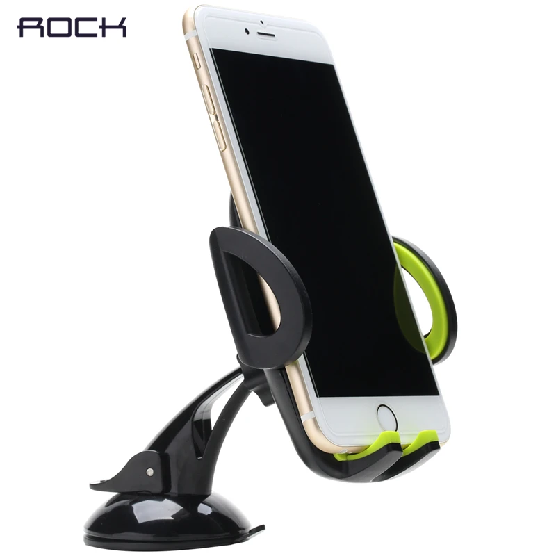 Автомобильный держатель для телефона Rock для iPhone, samsung, LG, смартфона, универсальная Регулируемая поворотная опора для сотового телефона, автомобильный держатель для мобильного телефона