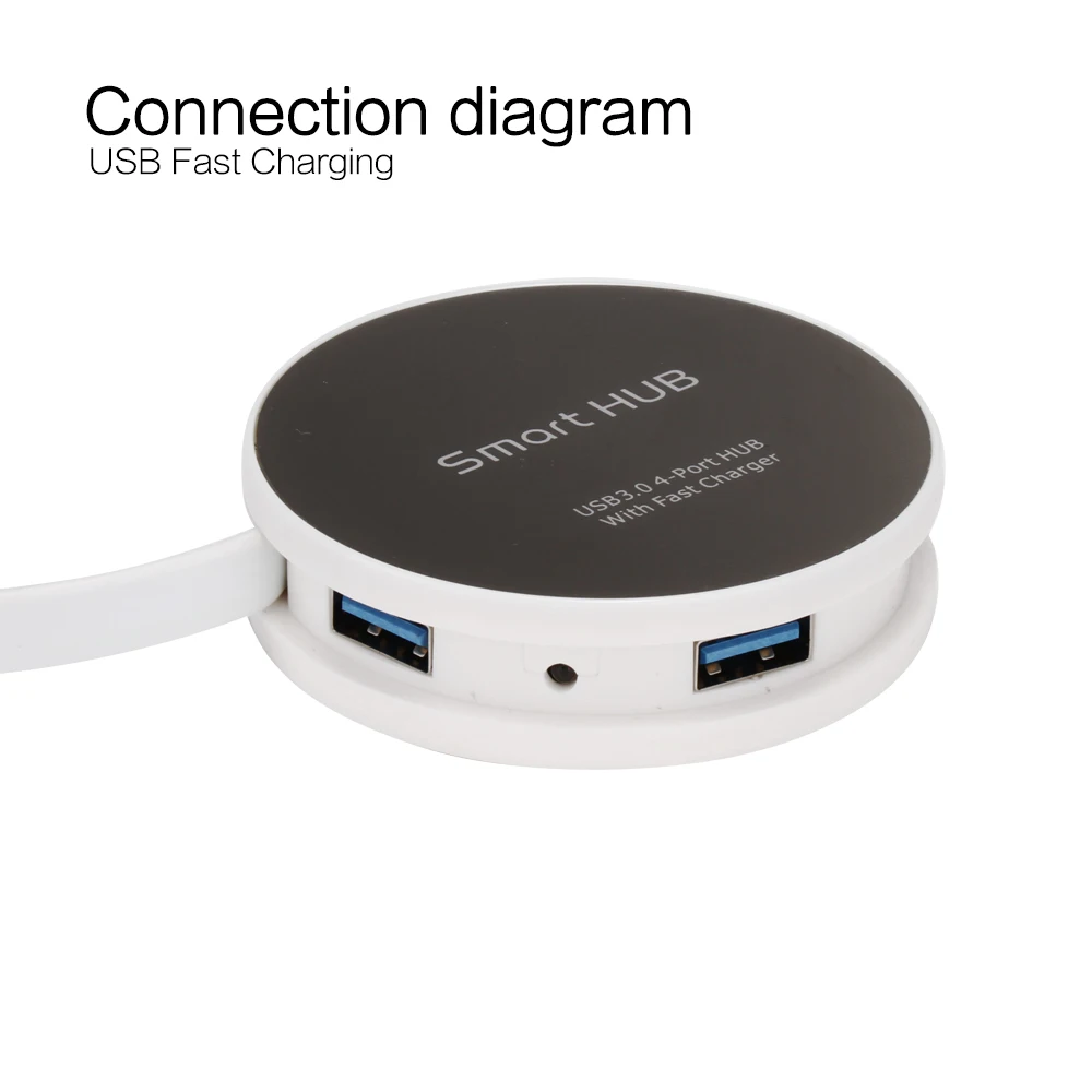 USB HUB 4 Порты 3.0 Супер Скорость 5 Гбит Supprot BC 1.2 зарядки для портативных компьютеров |