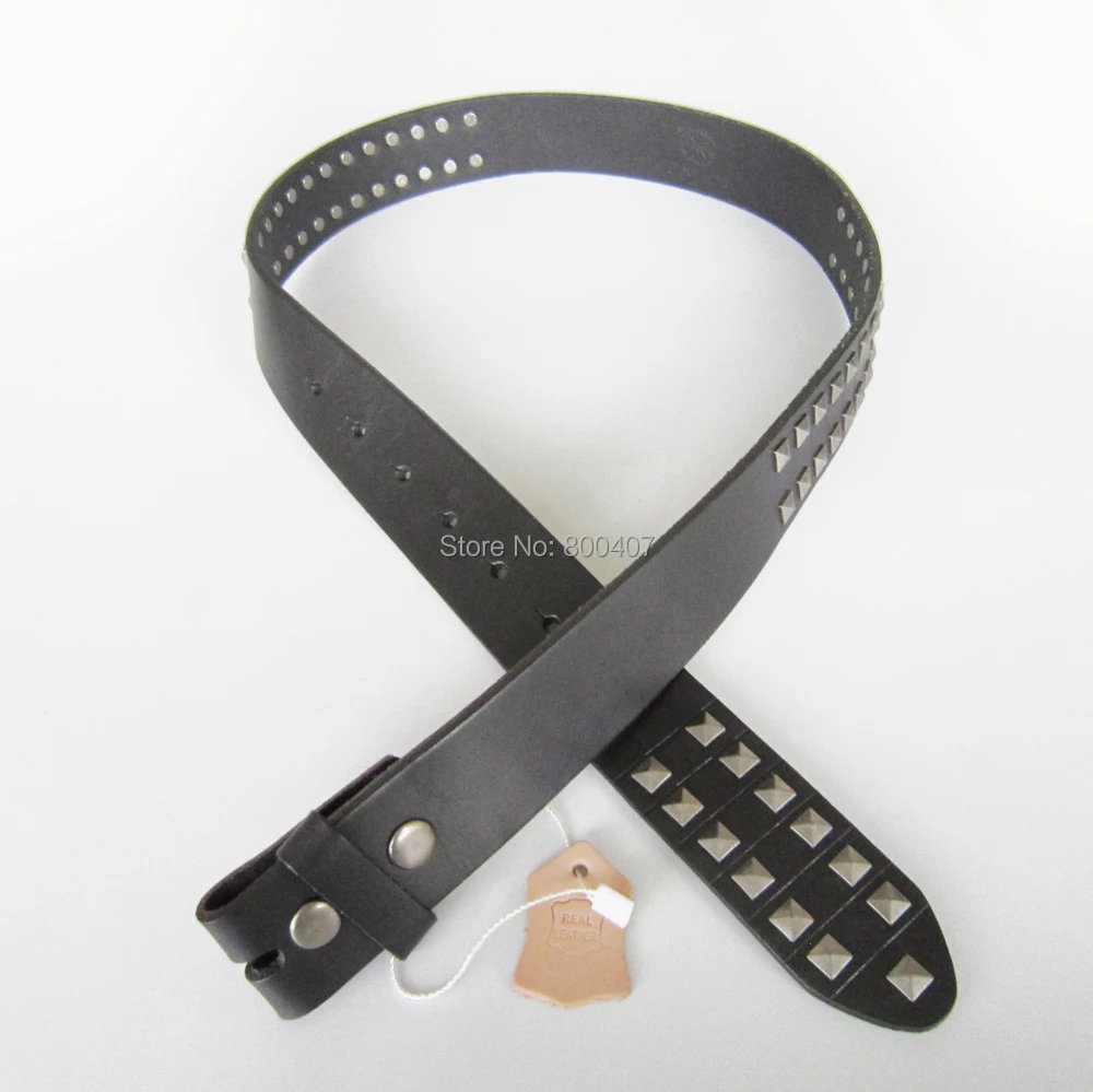 

Wholesale Retail Black Studded Punk Rock Emo Black Snap On Belt Fast Delivery Free Shipping