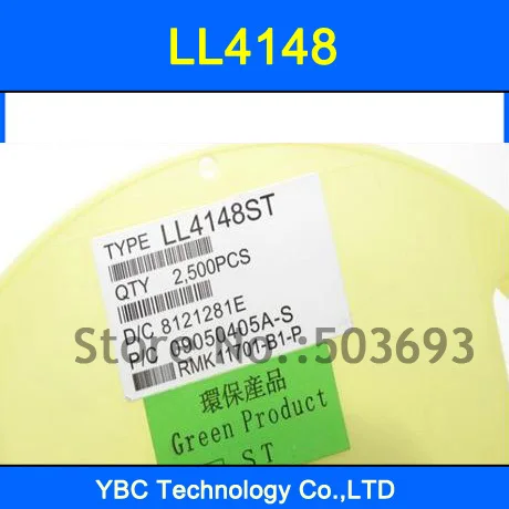 1000 шт./лот 1N4148 LL4148 SMD Диод Переключения Сигнала|diode smd|diode capacitordiod |