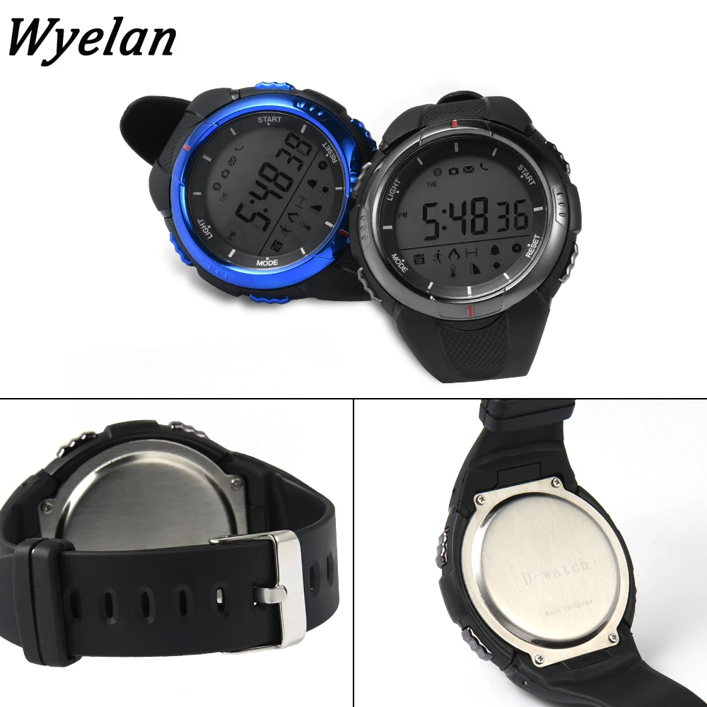 Wyelan Смарт часы Bluetooth Открытый спортивные 50 м Водонепроницаемый высотомер