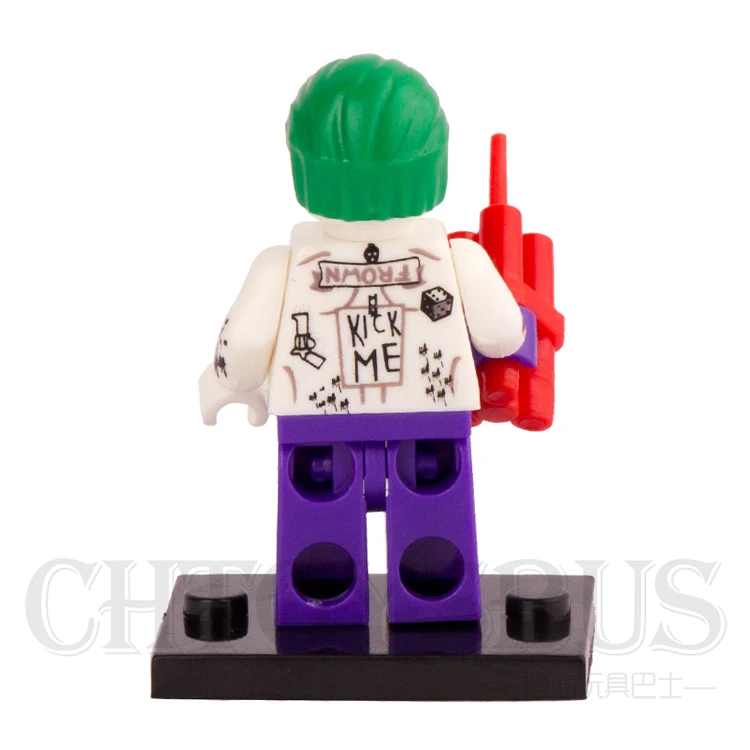SingleSale Джокер с татуировками отряд самоубийц Бэтмен фильмы dark knight minifig модель