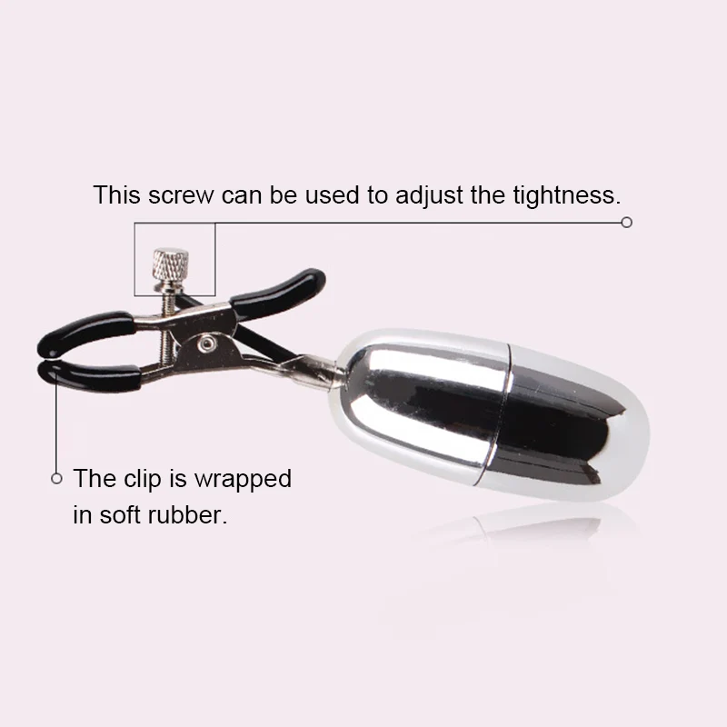 Вибрационный зажим для груди с пультом дистанционного управления игрушки