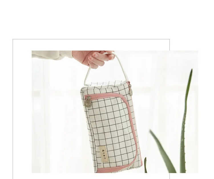 Большой емкости Пенал школьный офис пенал для канцелярских принадлежностей косметичка для кистей коробка подарки принадлежности для путешествий паспорт HolderCosmet