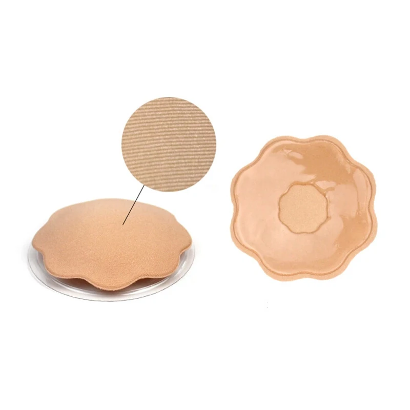 2pcs/1pair Washable Silicone Nipple Cover Breast Paste Sticker Invisible Bra Chest Paste Self Adhesive Nipple Covers Accessories