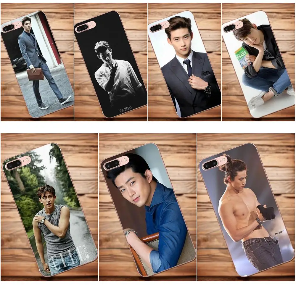 2 Taecyeon Мягкий Силиконовый ТПУ Прозрачная Розничная Новая мода для LG G2 G3 мини дух G4