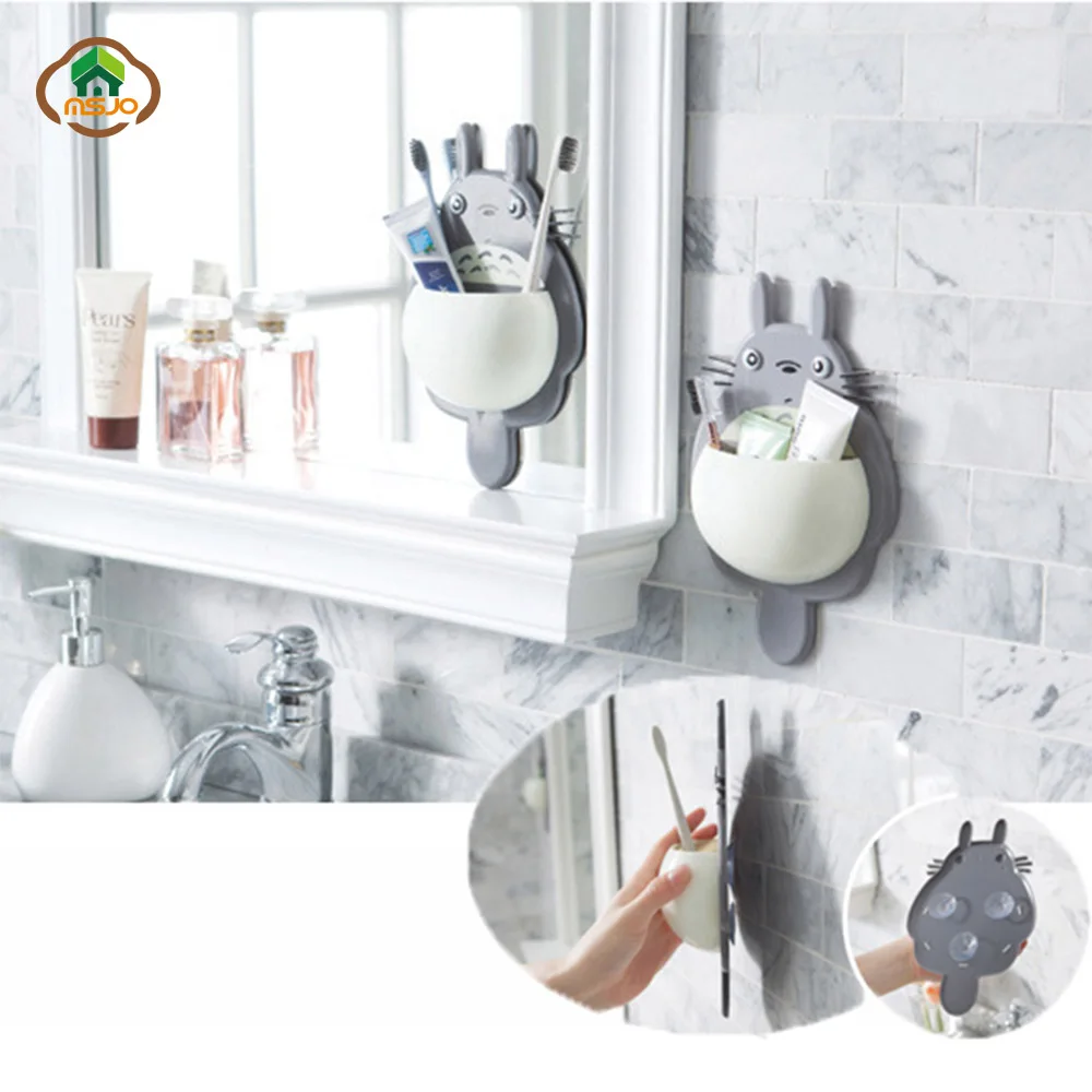 MSJO держатель зубной щетки детский настенный для ванной комнаты всасывающий