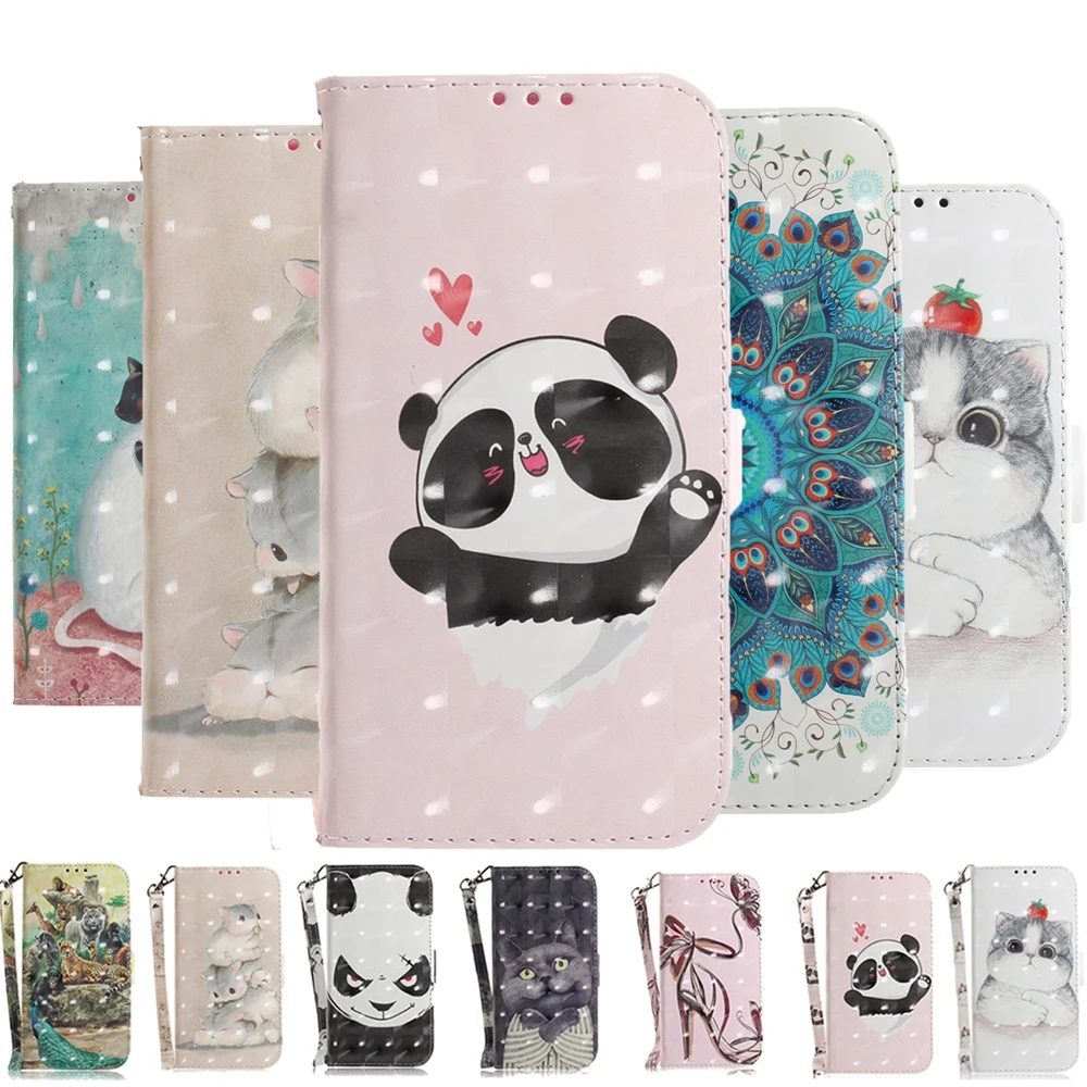 Модный розовый чехол для телефона с пандой Samsung A60 A80 A90 A10E A20E M40 Etui милый животными