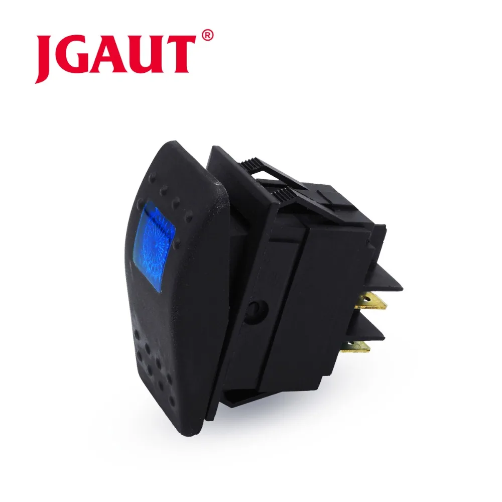 Прочный 4-контактный светодиодный индикатор JGAUT кулисный переключатель