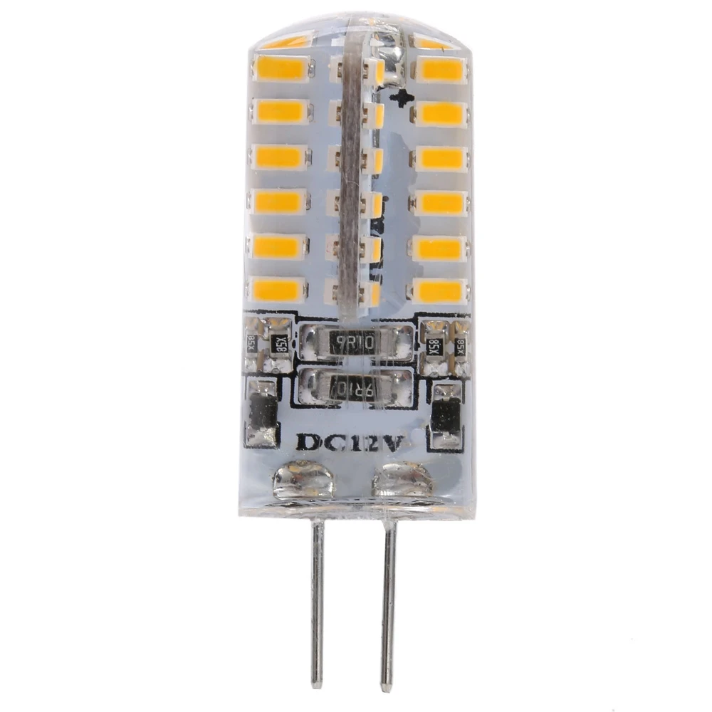 10 шт. энергосберегающие G4 DC12V 2 5 W SMD 3014 Светодиодные Диммируемые лампы с 48