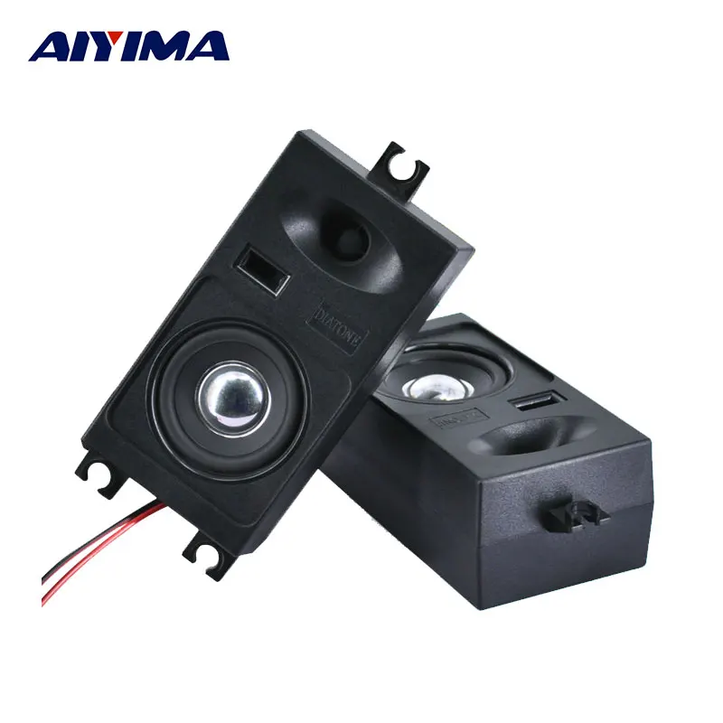 AIYIMA 2 шт. аудио музыка портативный динамик s 8 Ом 10 вт DIY пассивный Сильный