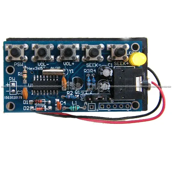 FM 76 МГц 108 беспроводной стерео радиоприемник Модуль PCB DIY Электронные Наборы|module
