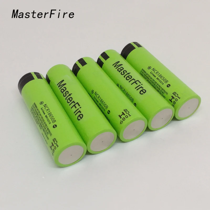 MasterFire 4 шт./лот новый оригинальный 18650 NCR18650B перезаряжаемый аккумулятор 3 7 в 3400 мАч