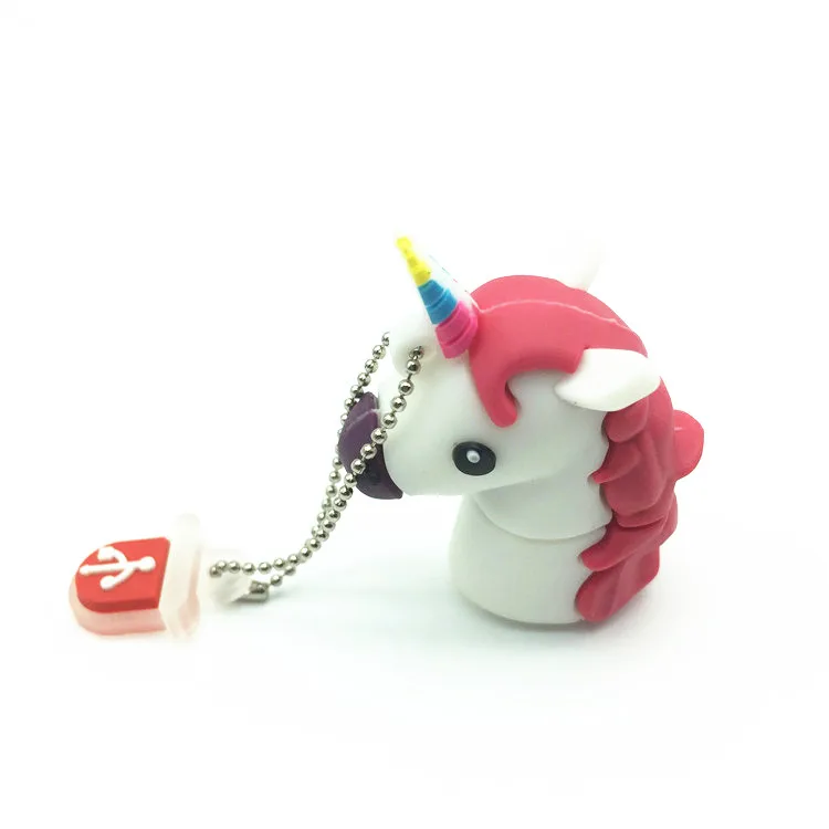 USB флеш накопитель с мультяшным единорогом 4 ГБ 8 16 32 64 ГБ|USB флэш-накопители| |