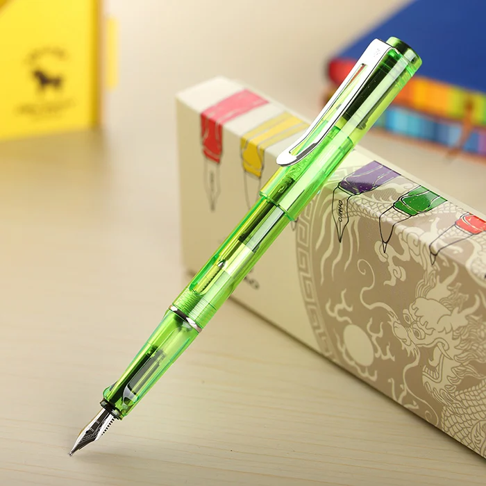 Jinhao 599 A модные милые 0,38 мм 0,5 мм перьевые ручки, роскошные подарочные ручки для письма, канцелярские принадлежности - Цвет: 10