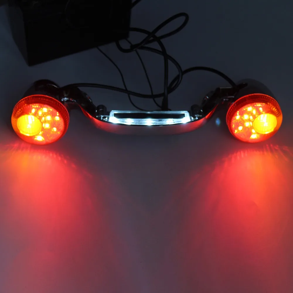 Фонарь для мотоцикла Cafe Racer светодиодный задний стоп-сигнал указатель поворота