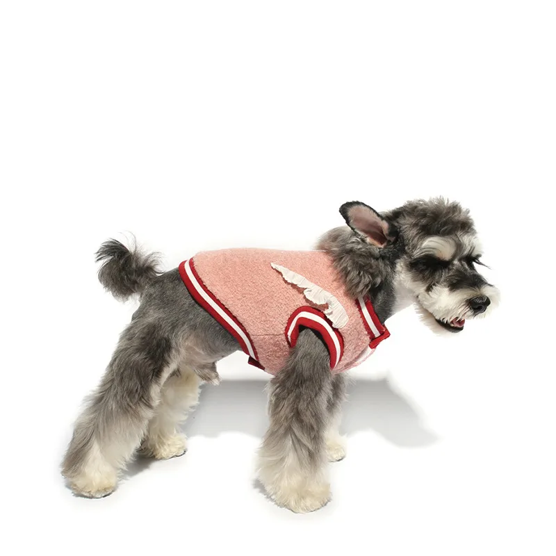 Ангельское крыло французский бульдог хлопковое пальто одежда для собак