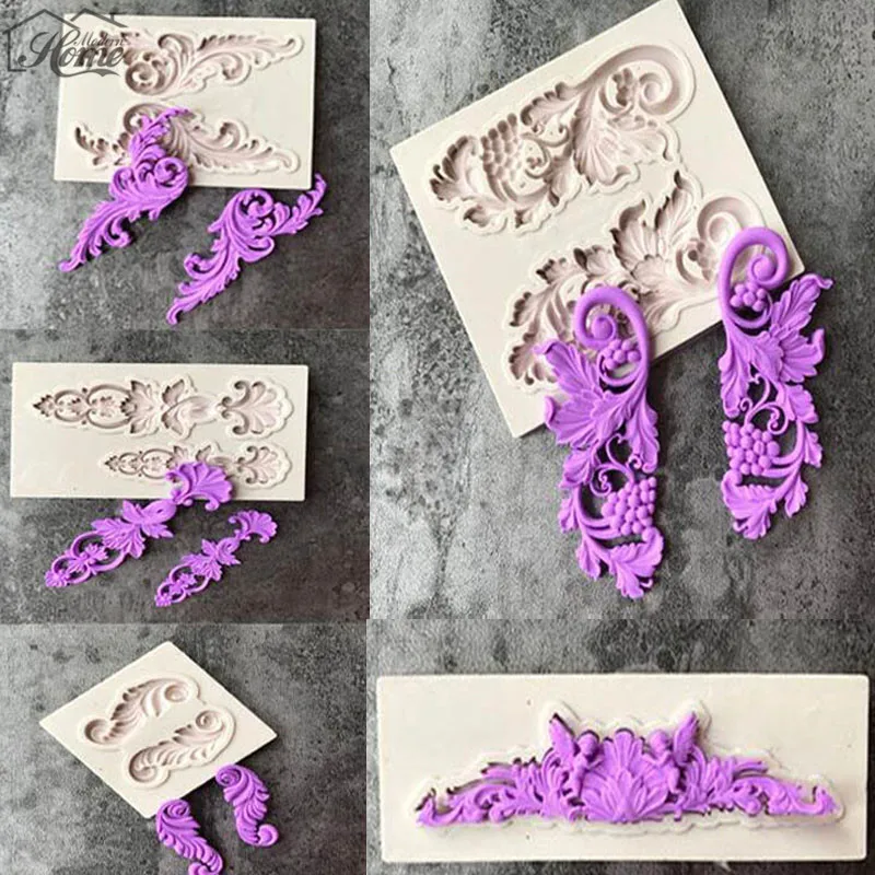 Цветочное кружево европейская кружевная силиконовая форма инструменты для