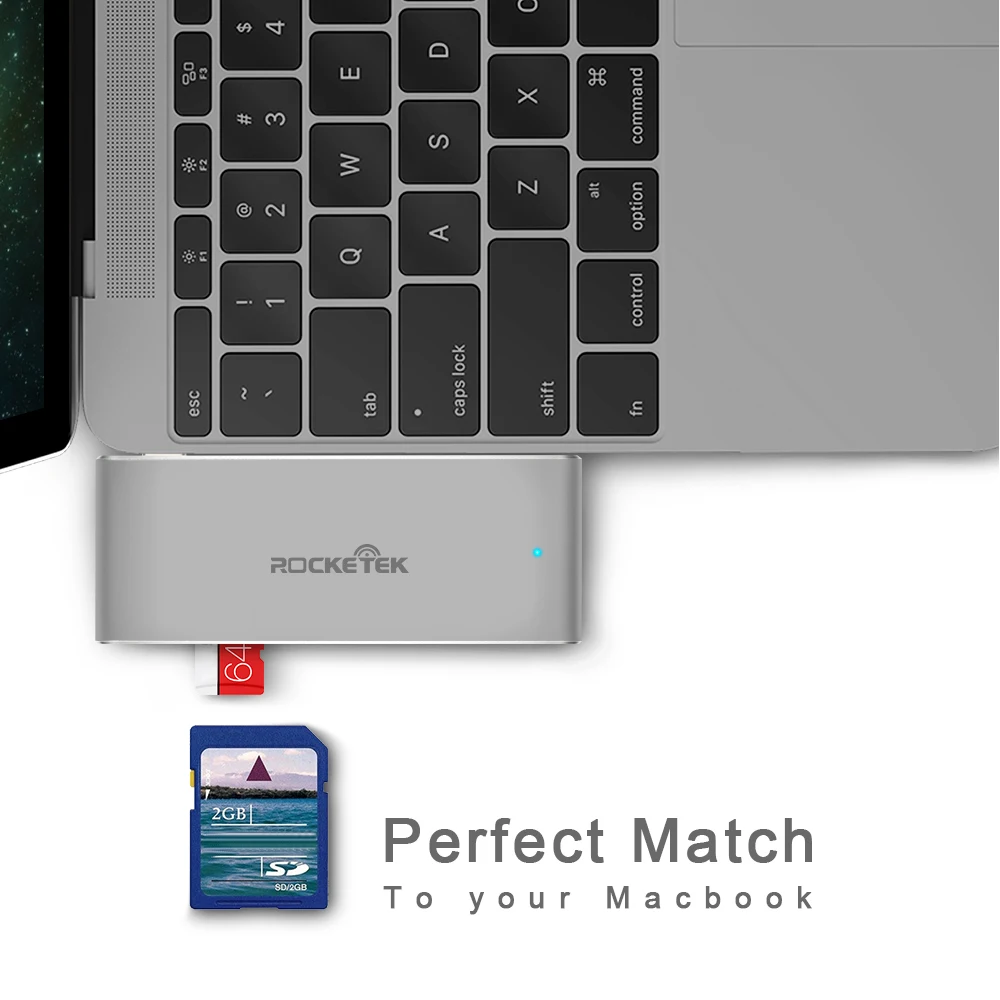 Rocketek Мульти usb type c 3,0 концентратор порт адаптер питания интерфейс сплиттер SD/TF кард-ридер для MacBook pro ПК Аксессуары для ноутбуков