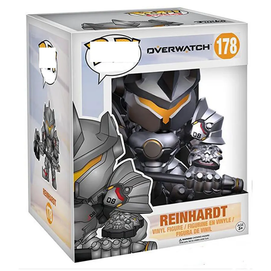 16 см OW игровая Виниловая фигурка персонажа Reinhardt Wilhelm Коллекционная модель