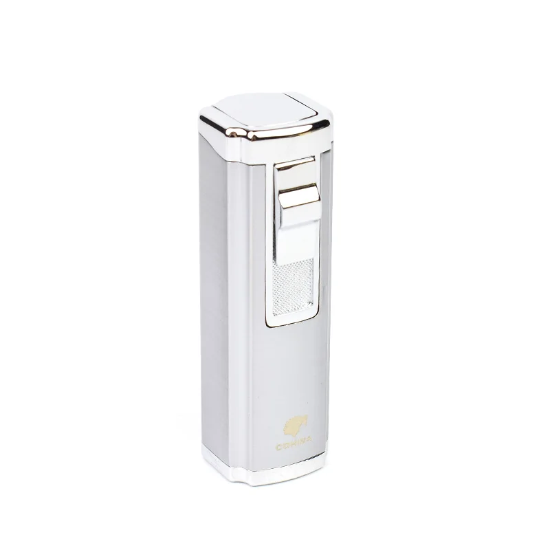 COHIBA зажигалка для сигарет сигар 3 струйный факел Карманный Зажигалка
