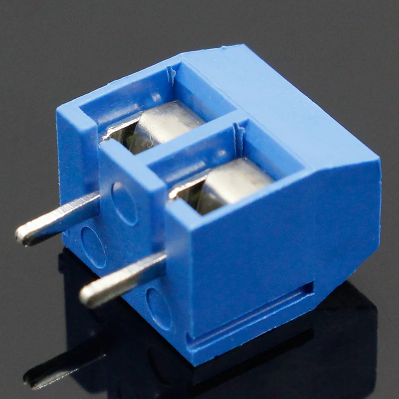 20 шт./лот Φ KF301 винт 2Pin 5 0 мм прямой контакт PCB винтовая Клеммная колодка