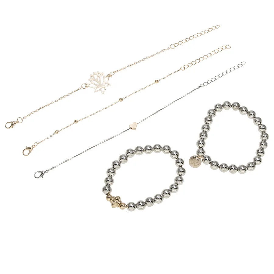 Модные Простые творческой личности женские Многослойные браслет на ремешке