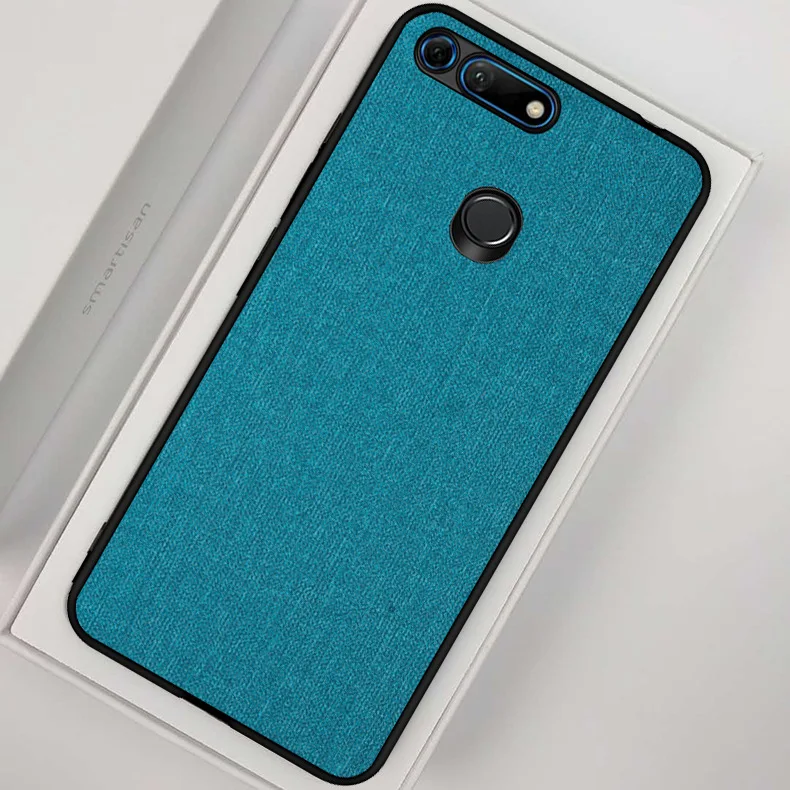 Huawei honor 8 lite case Case Fabric Hard PC Luxury Retro Cloth Leather Soft TPU Edge Fabrics Full cover for 9i 10 |