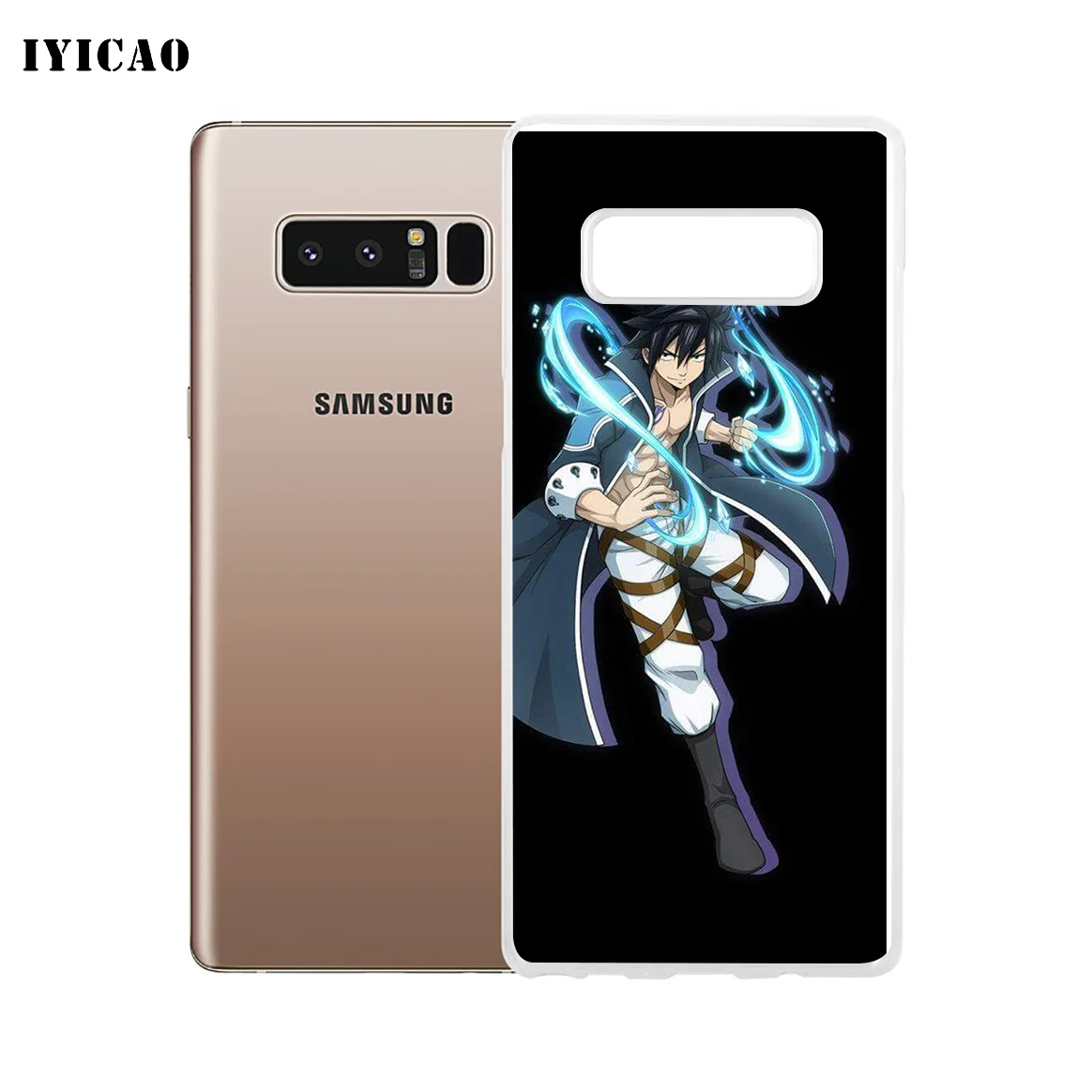 IYICAO серый мягкий силиконовый чехол для Samsung A5 A6 Plus A7 A8 A9 J3 J5 J7 Note 8 9|Чехлы-накладки| |