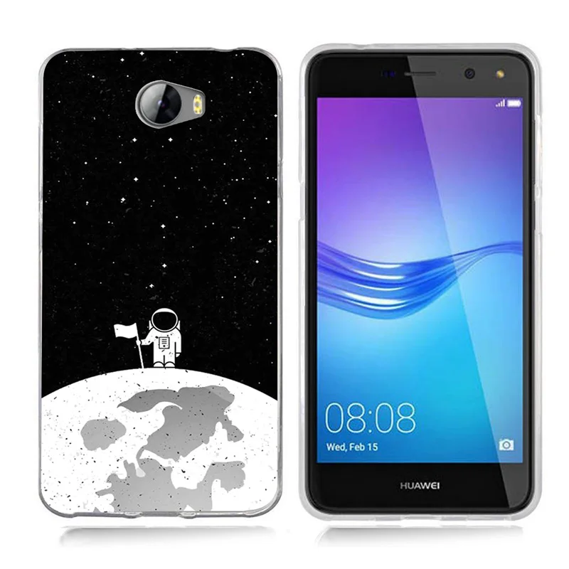 Мягкий прозрачный чехол из ТПУ для телефона Huawei P9 Lite/P10 Lite Y5 ii Y5ii/5A LYO-L21/Y6 II Fundas