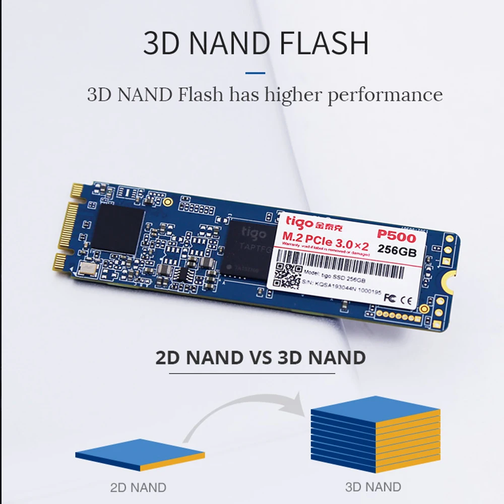 Tigo M.2 SSD PCIe NVMe 2280 Внутренний твердотельный накопитель подходит для настольного