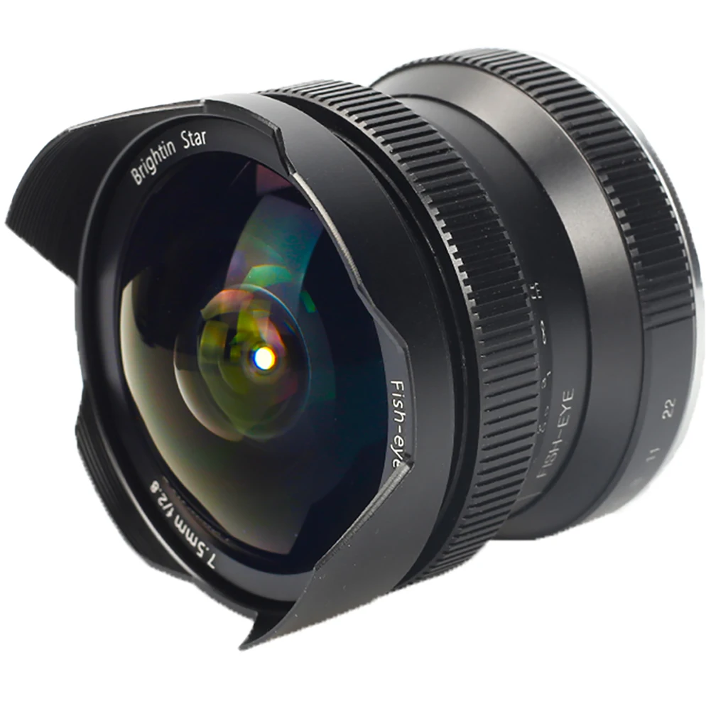 Слишком много Star 7 5 мм F2.8 “рыбий глаз” с супер широкоугольный объектив ручной