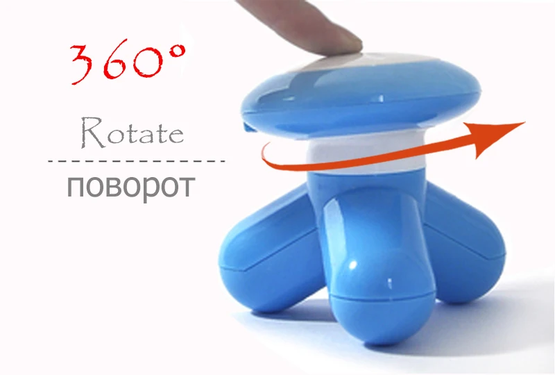 Многоцветная мини электрический волновая Вибрация Массажер маленький USB аккумулятор полный тела и шеи Массаж спины плеч