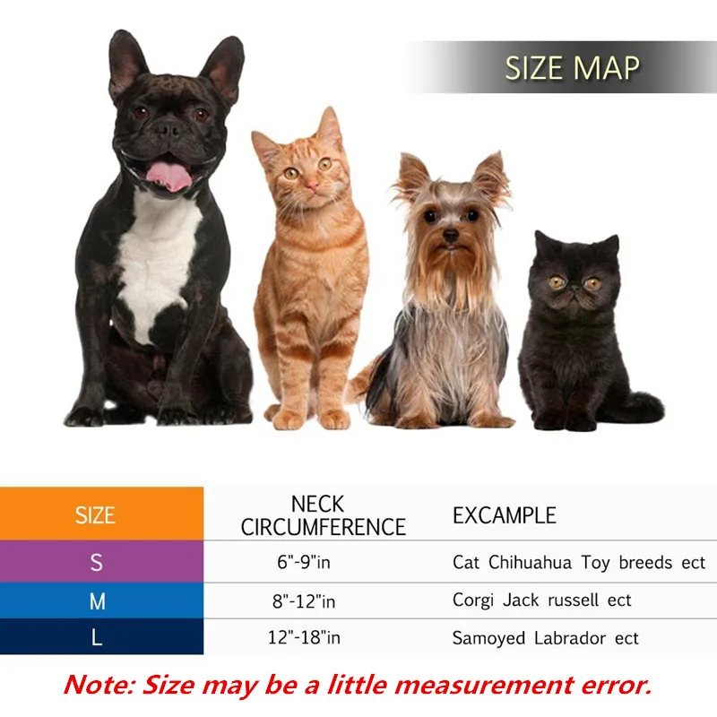 

3 Size Inflatable Pet Cat Dog Protective Collar Neck Recovery Collar Anti-bite Neck Protection Circle For Small Big Dogs Care