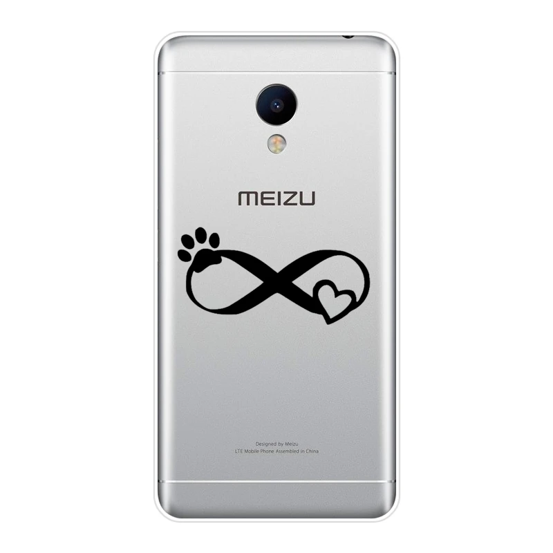 Чехол для Meizu M6 M6S M6T M5 M5C M5S M3 M3S M2 Мягкая силиконовая задняя крышка Note чехол