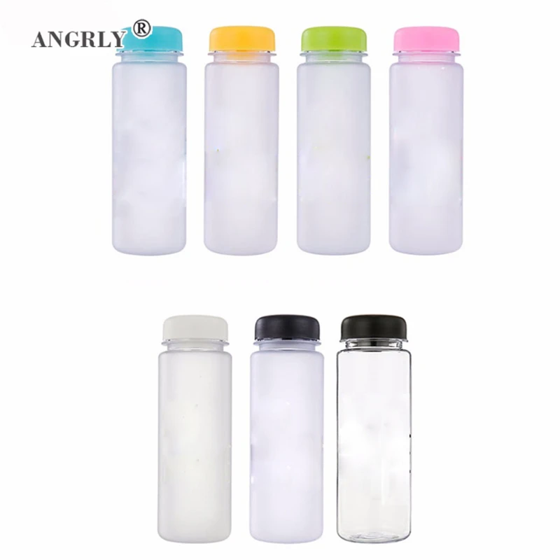 Разные цвета 500 мл модный спортивный лимонный сок легко питьевой фотопластиковый