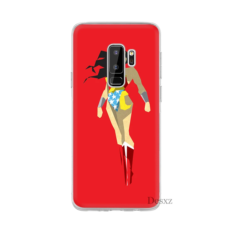 Чехол Wonder Woman Comics для Samsung S3 S4 S5 S6 S7 Edge S8 S9 S10 Plus S10e Note 8 9 Жесткий | Мобильные телефоны