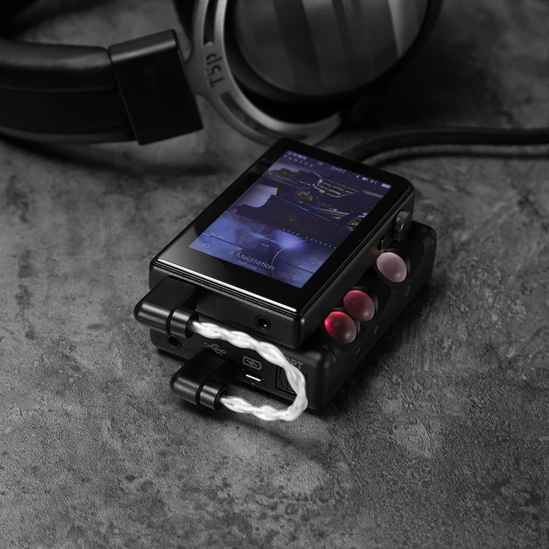 AK Shanling TYPE C к микро usb одиночный Кристальный медный посеребренный OTG Аудио кабель