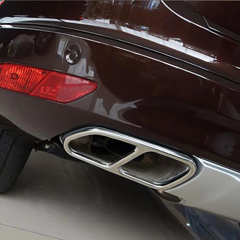 Для Volvo XC60- автомобильный Стайлинг Rline хвост горло выхлопная труба крышка глушитель наконечник авто аксессуары