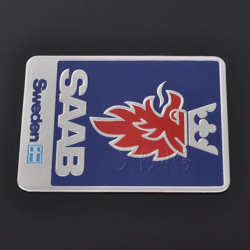 Хромированные автомобильные наклейки и из алюминиевого сплава для SAAB 9-3 9-5 93 900 9000