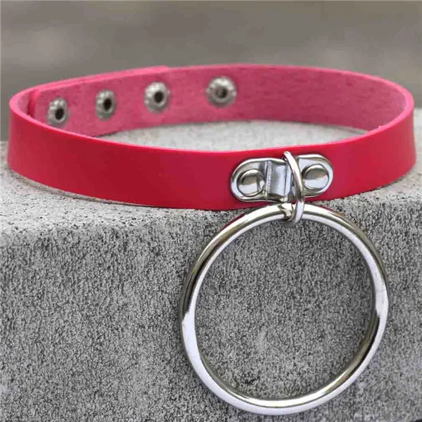 Модные крутые модные в готическом стиле панк с заклепками из кожи воротник